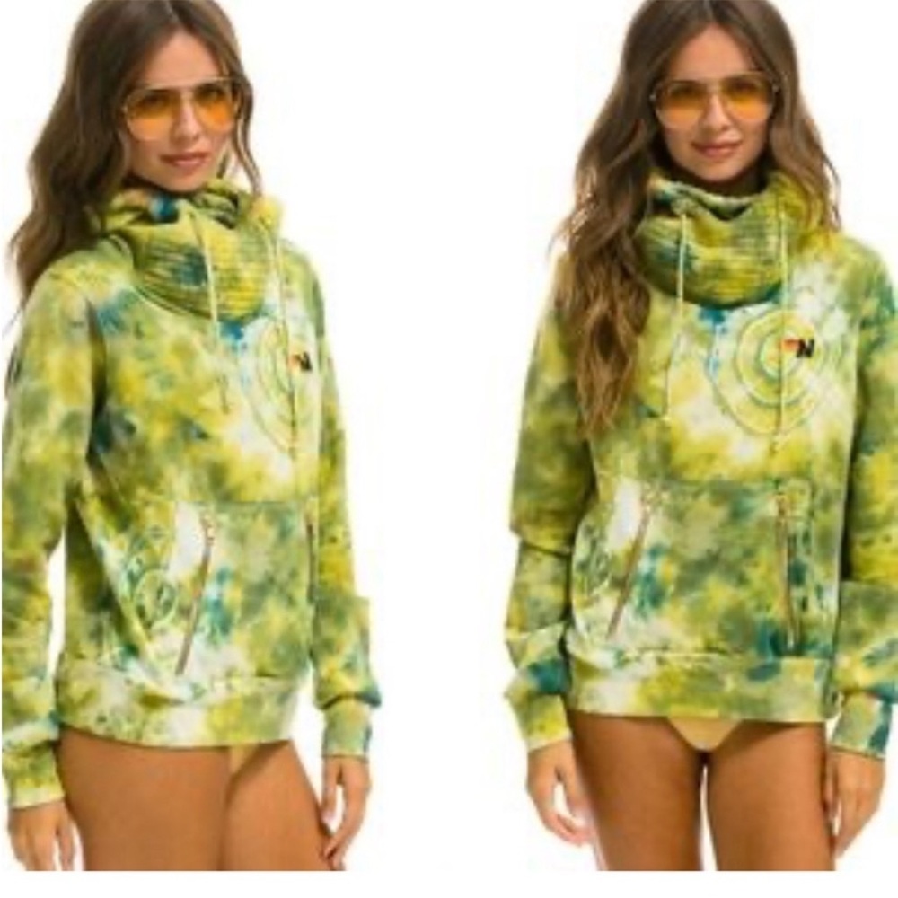 AVN ninja tie dye hoodie, size small